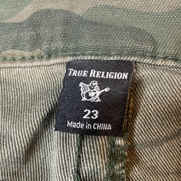 True Religion Women's Halle Camo Skinny Jeans - Picture 14 of 15